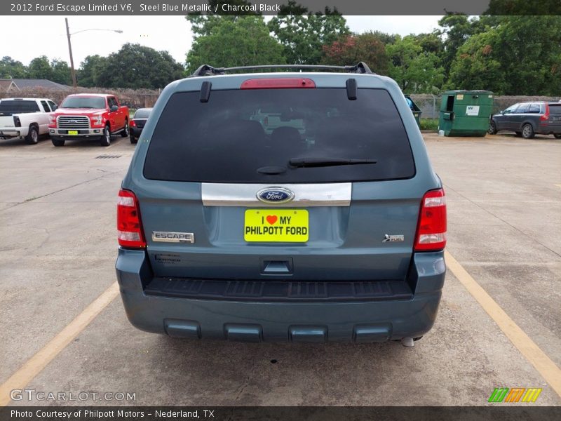 Steel Blue Metallic / Charcoal Black 2012 Ford Escape Limited V6