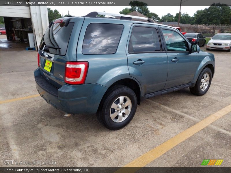 Steel Blue Metallic / Charcoal Black 2012 Ford Escape Limited V6