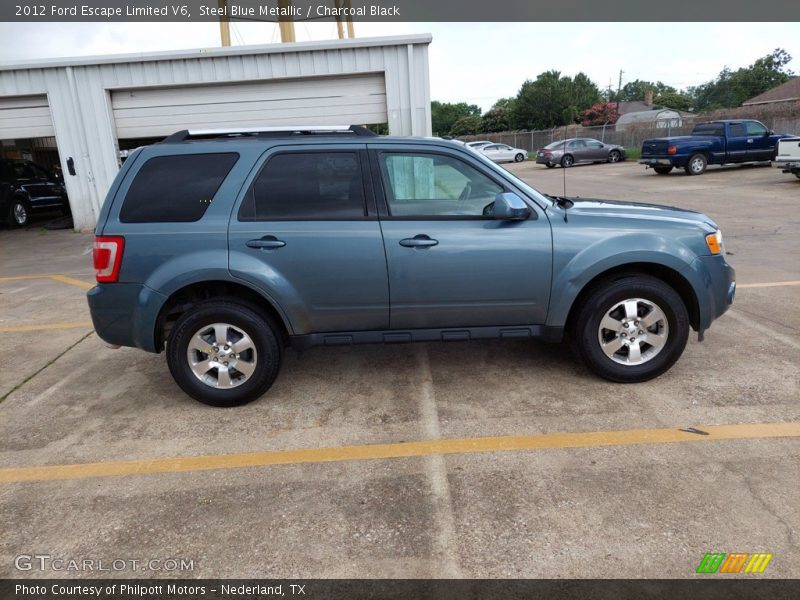 Steel Blue Metallic / Charcoal Black 2012 Ford Escape Limited V6