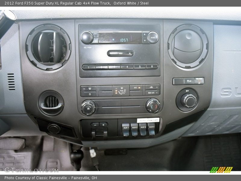 Controls of 2012 F350 Super Duty XL Regular Cab 4x4 Plow Truck