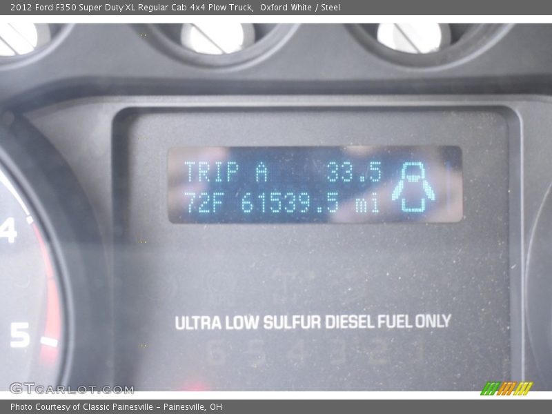 Oxford White / Steel 2012 Ford F350 Super Duty XL Regular Cab 4x4 Plow Truck