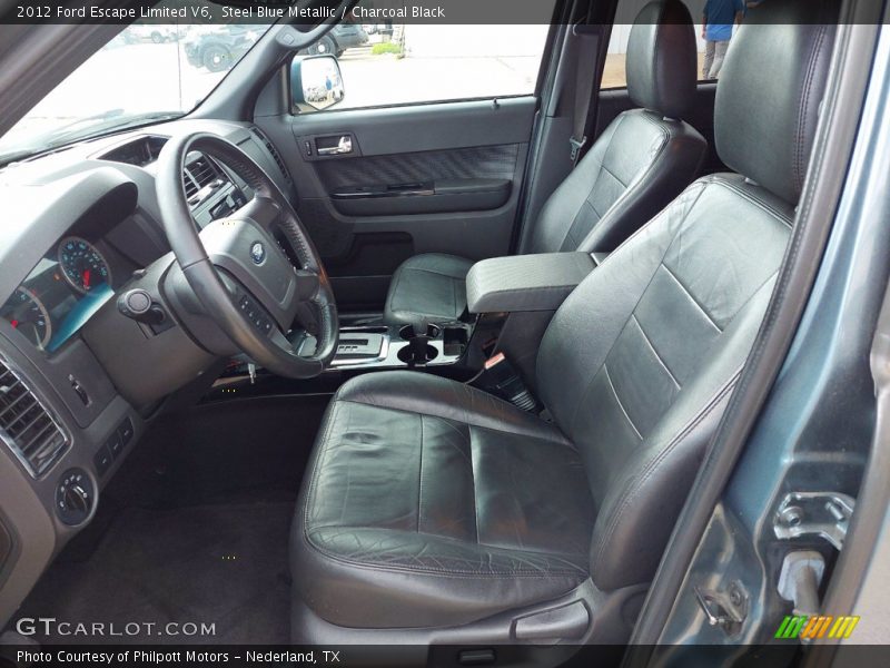 Steel Blue Metallic / Charcoal Black 2012 Ford Escape Limited V6