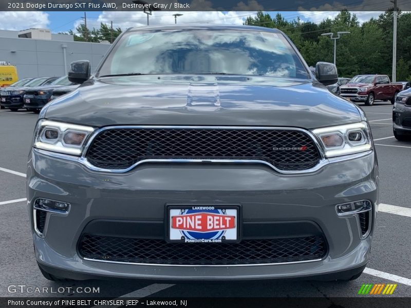 Destroyer Gray / Black 2021 Dodge Durango SXT Plus AWD
