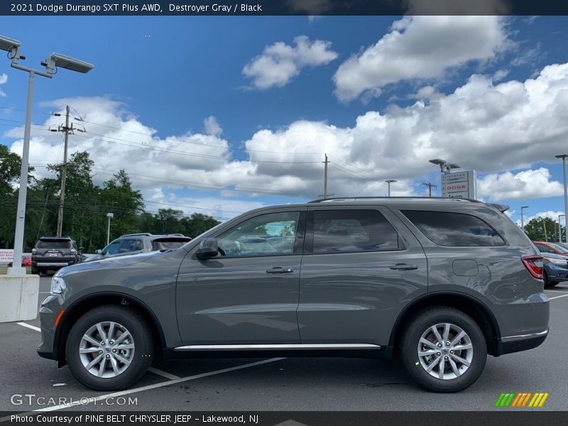 Destroyer Gray / Black 2021 Dodge Durango SXT Plus AWD