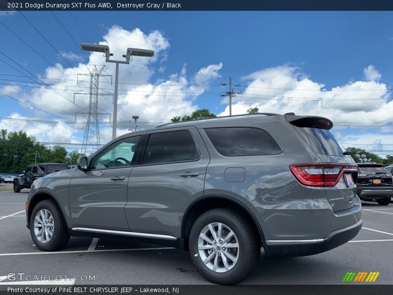 Destroyer Gray / Black 2021 Dodge Durango SXT Plus AWD