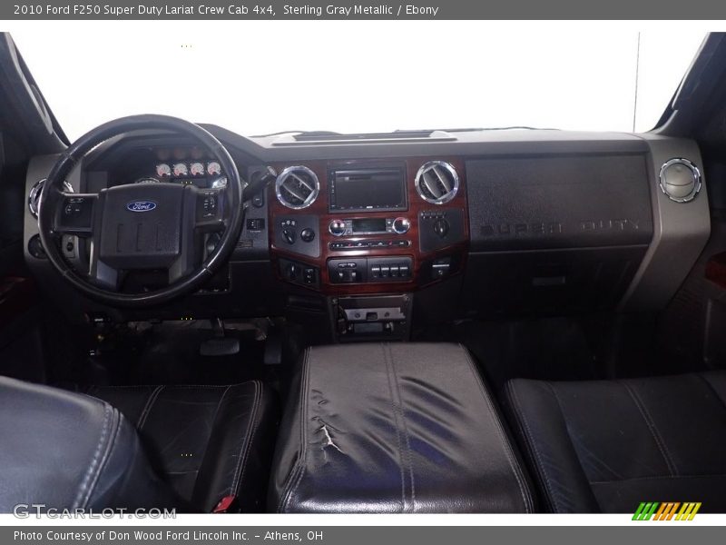 Sterling Gray Metallic / Ebony 2010 Ford F250 Super Duty Lariat Crew Cab 4x4