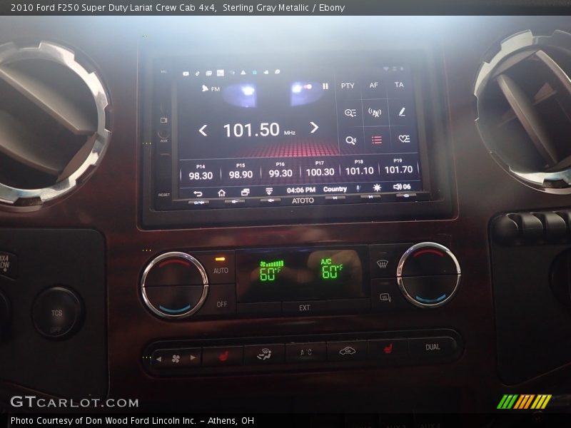 Sterling Gray Metallic / Ebony 2010 Ford F250 Super Duty Lariat Crew Cab 4x4