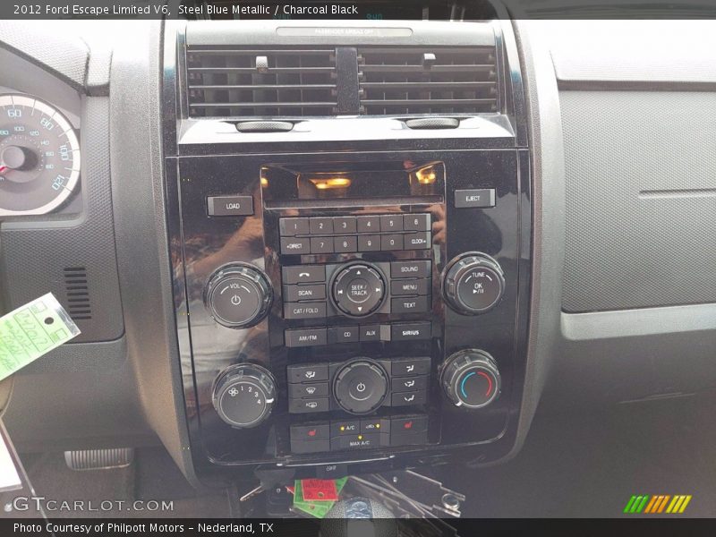 Steel Blue Metallic / Charcoal Black 2012 Ford Escape Limited V6