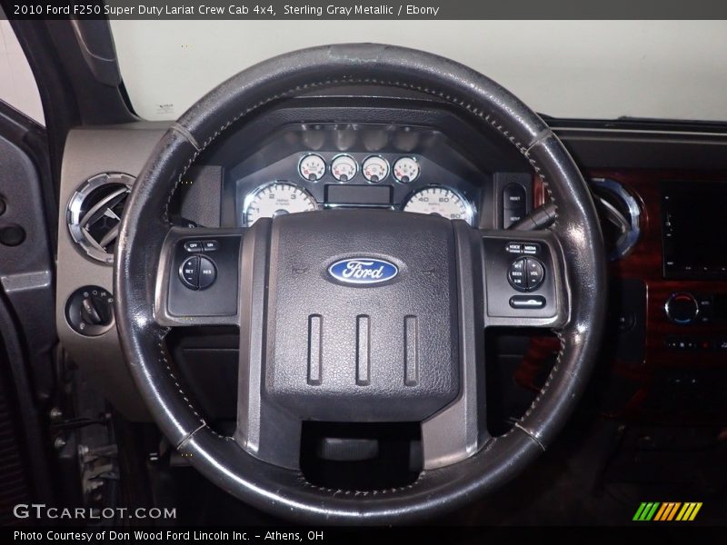 Sterling Gray Metallic / Ebony 2010 Ford F250 Super Duty Lariat Crew Cab 4x4