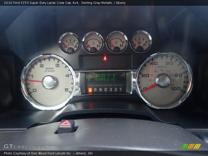Sterling Gray Metallic / Ebony 2010 Ford F250 Super Duty Lariat Crew Cab 4x4