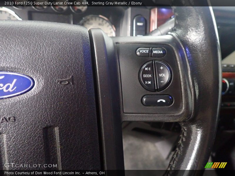 Sterling Gray Metallic / Ebony 2010 Ford F250 Super Duty Lariat Crew Cab 4x4