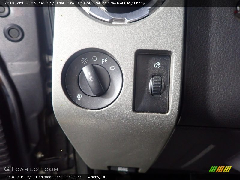 Sterling Gray Metallic / Ebony 2010 Ford F250 Super Duty Lariat Crew Cab 4x4
