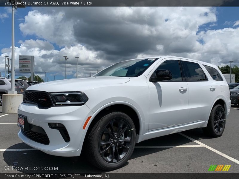 Vice White / Black 2021 Dodge Durango GT AWD