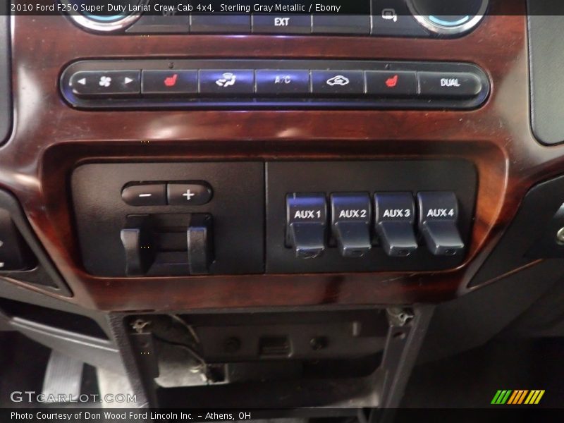 Sterling Gray Metallic / Ebony 2010 Ford F250 Super Duty Lariat Crew Cab 4x4
