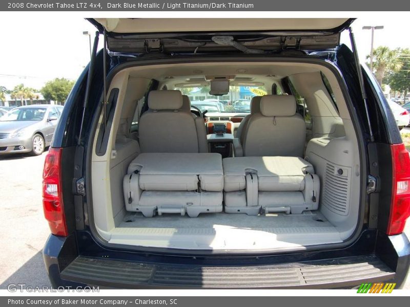Dark Blue Metallic / Light Titanium/Dark Titanium 2008 Chevrolet Tahoe LTZ 4x4