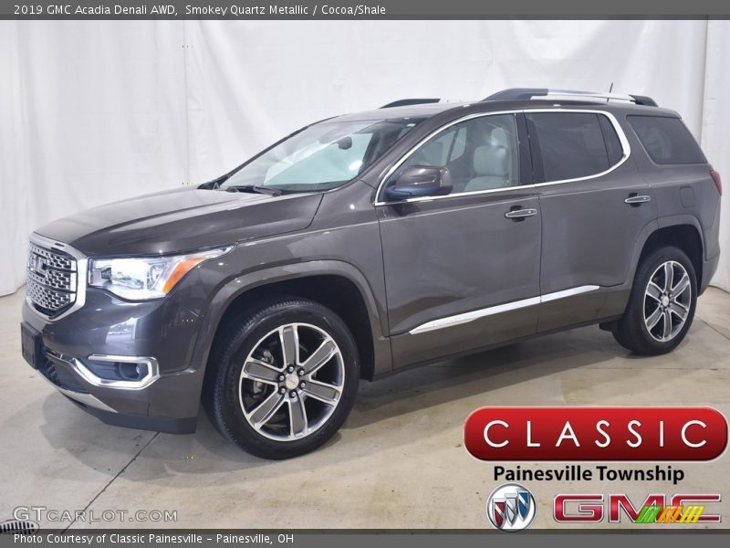 Smokey Quartz Metallic / Cocoa/Shale 2019 GMC Acadia Denali AWD