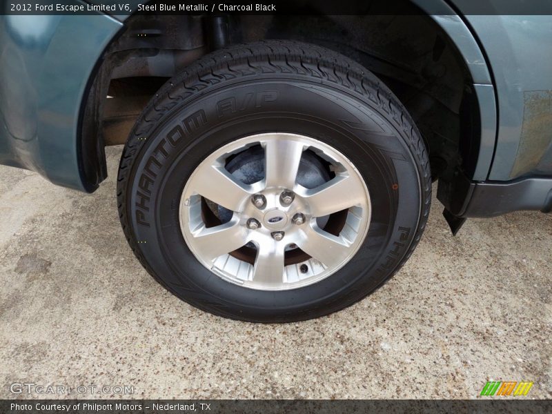 Steel Blue Metallic / Charcoal Black 2012 Ford Escape Limited V6