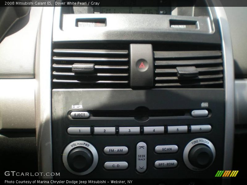 Dover White Pearl / Gray 2008 Mitsubishi Galant ES