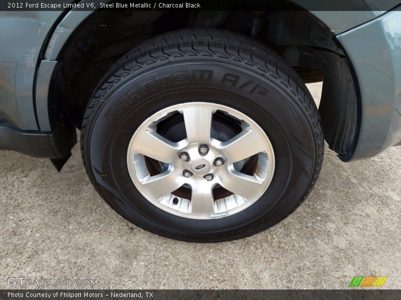 Steel Blue Metallic / Charcoal Black 2012 Ford Escape Limited V6