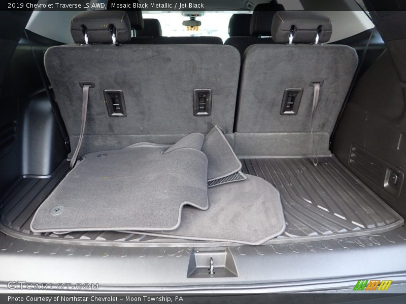 Mosaic Black Metallic / Jet Black 2019 Chevrolet Traverse LS AWD