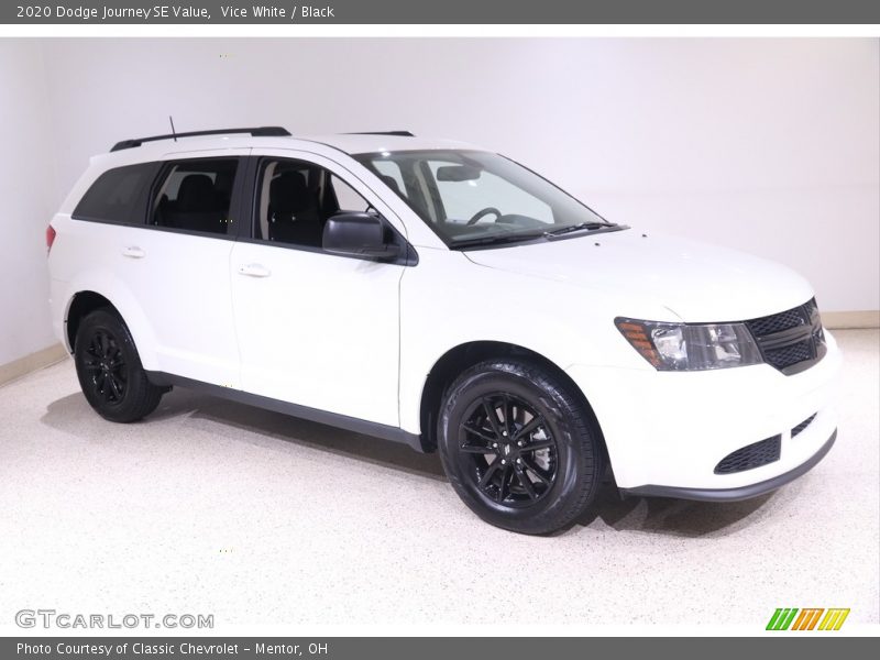 Vice White / Black 2020 Dodge Journey SE Value