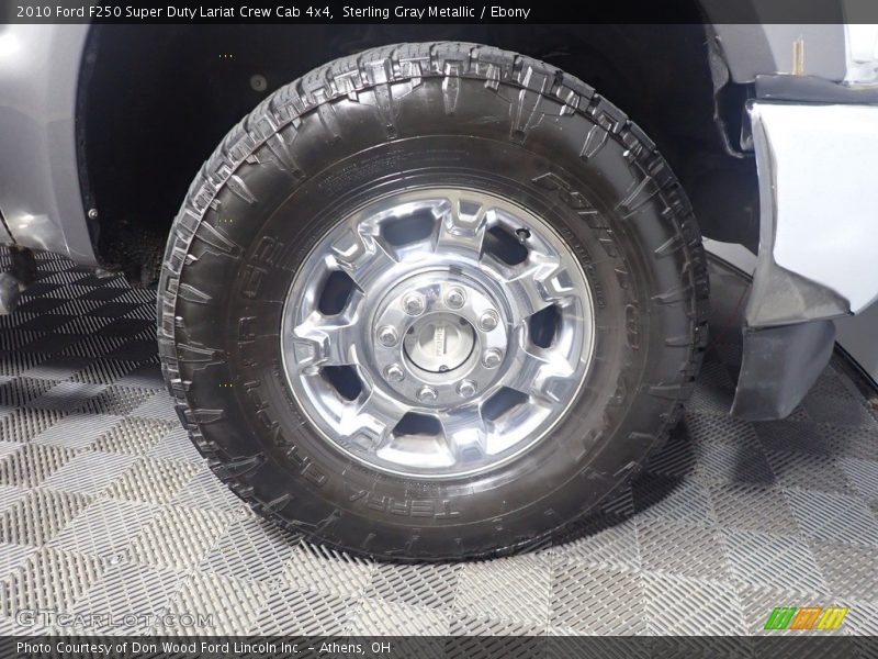Sterling Gray Metallic / Ebony 2010 Ford F250 Super Duty Lariat Crew Cab 4x4