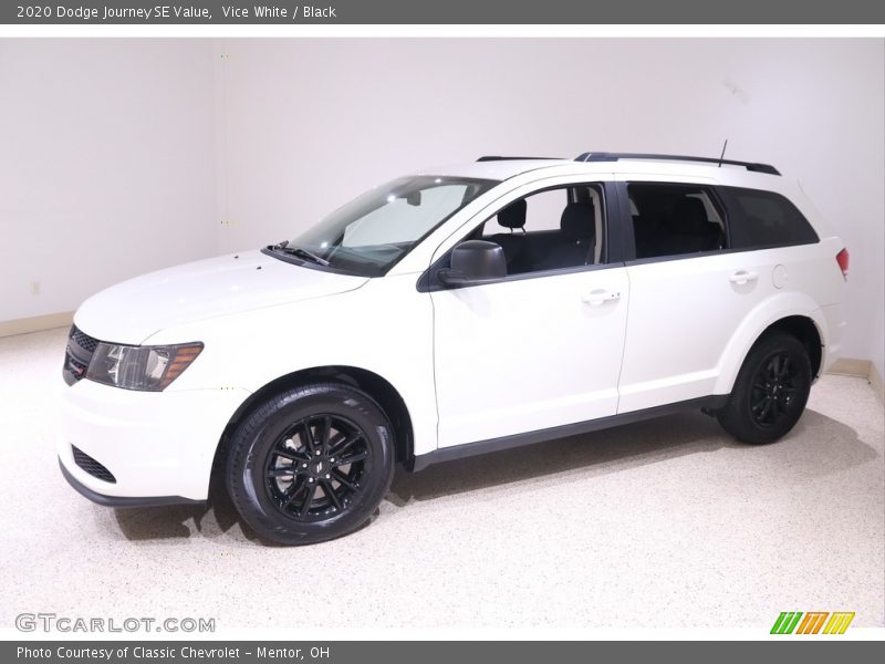 Vice White / Black 2020 Dodge Journey SE Value