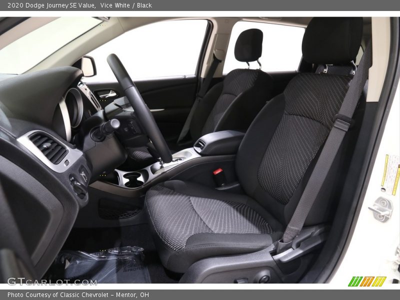 Vice White / Black 2020 Dodge Journey SE Value