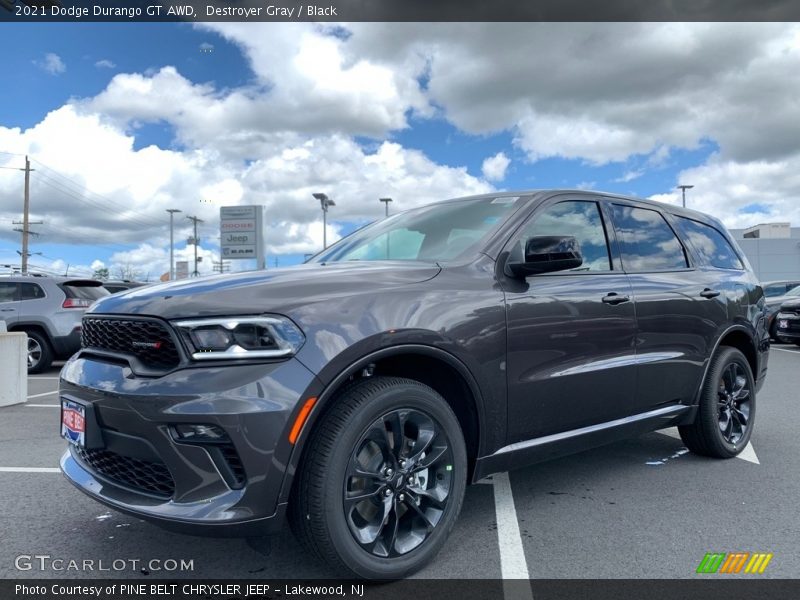Destroyer Gray / Black 2021 Dodge Durango GT AWD