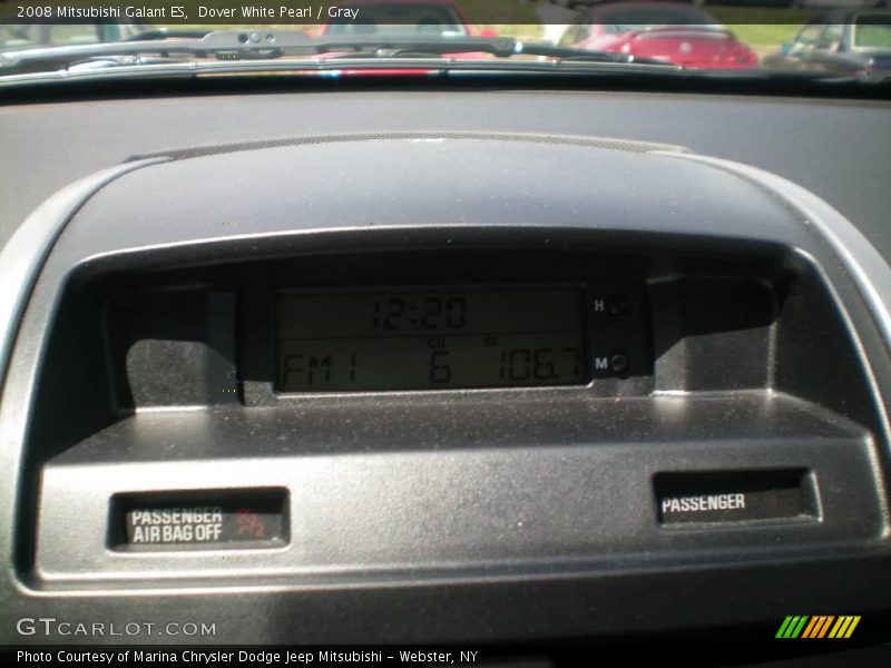 Dover White Pearl / Gray 2008 Mitsubishi Galant ES