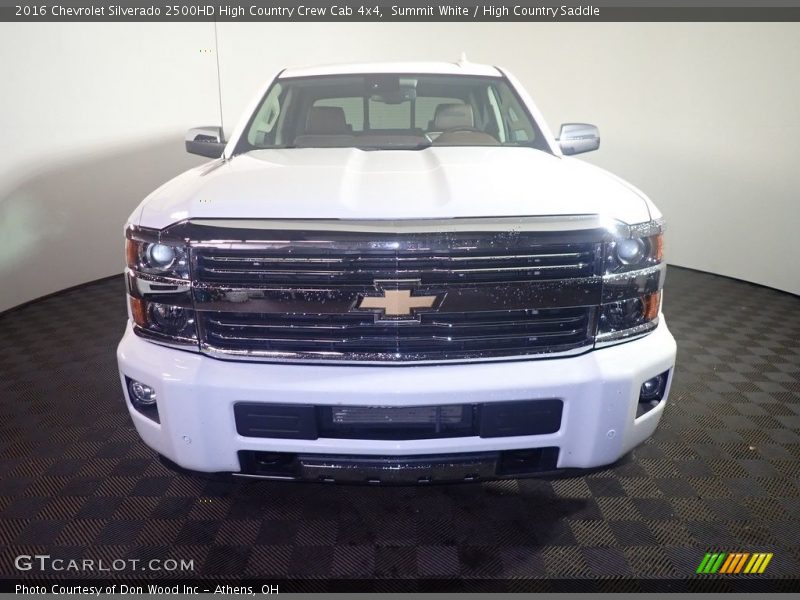 Summit White / High Country Saddle 2016 Chevrolet Silverado 2500HD High Country Crew Cab 4x4