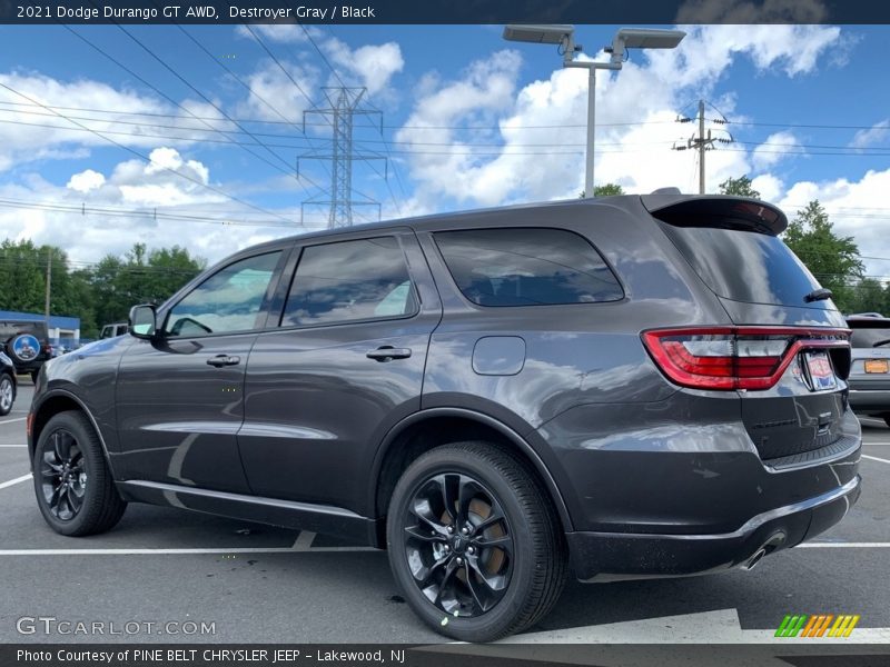 Destroyer Gray / Black 2021 Dodge Durango GT AWD