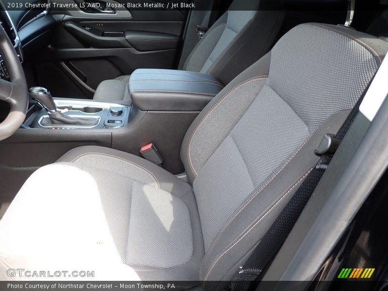 Mosaic Black Metallic / Jet Black 2019 Chevrolet Traverse LS AWD