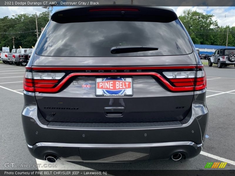 Destroyer Gray / Black 2021 Dodge Durango GT AWD
