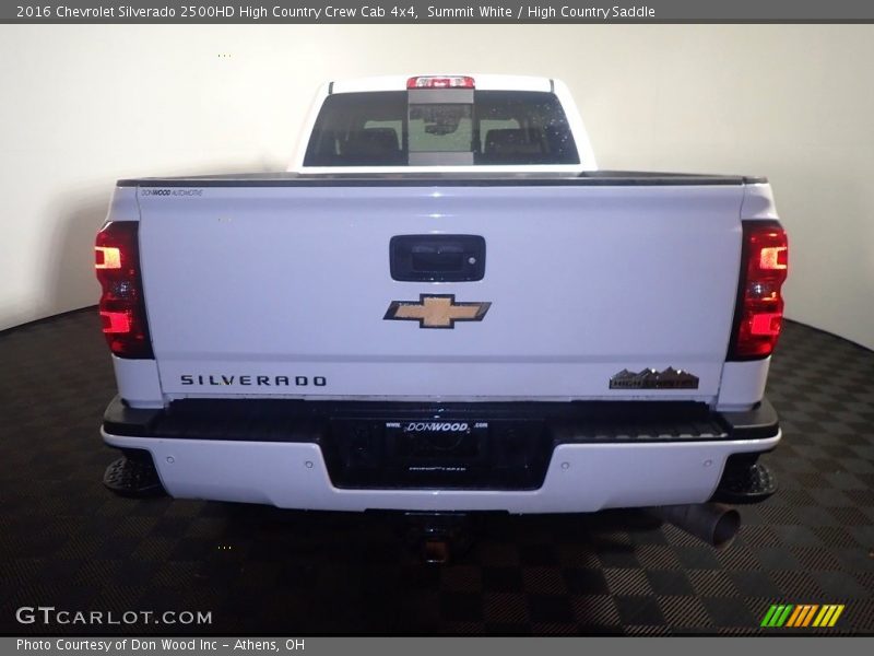 Summit White / High Country Saddle 2016 Chevrolet Silverado 2500HD High Country Crew Cab 4x4
