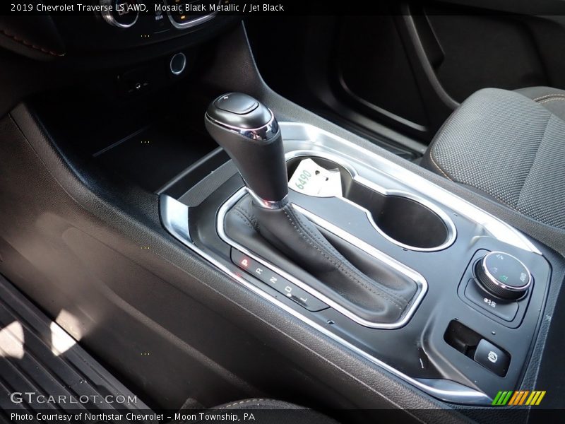 Mosaic Black Metallic / Jet Black 2019 Chevrolet Traverse LS AWD
