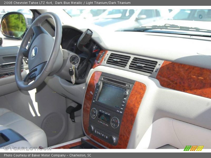 Dark Blue Metallic / Light Titanium/Dark Titanium 2008 Chevrolet Tahoe LTZ 4x4