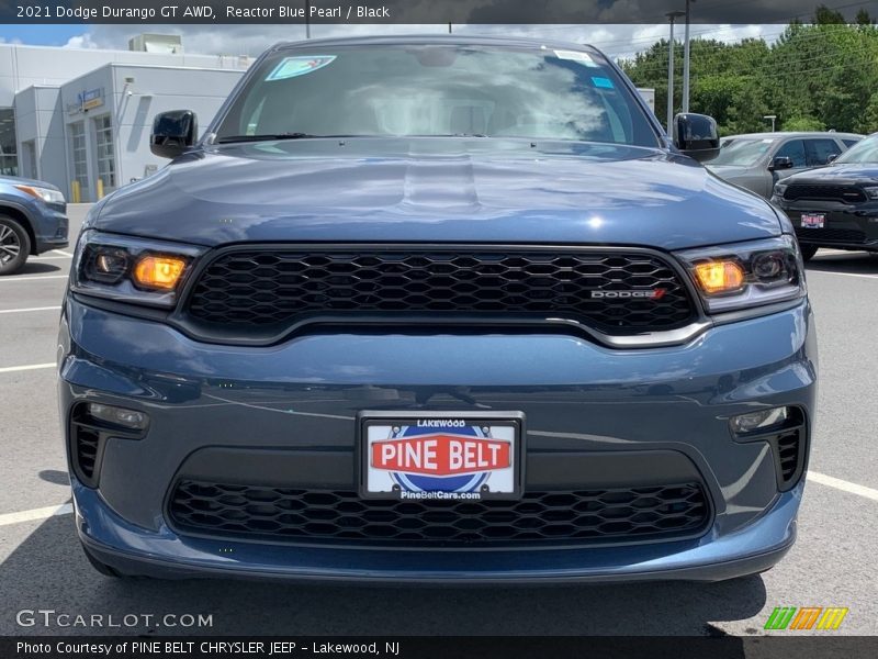 Reactor Blue Pearl / Black 2021 Dodge Durango GT AWD