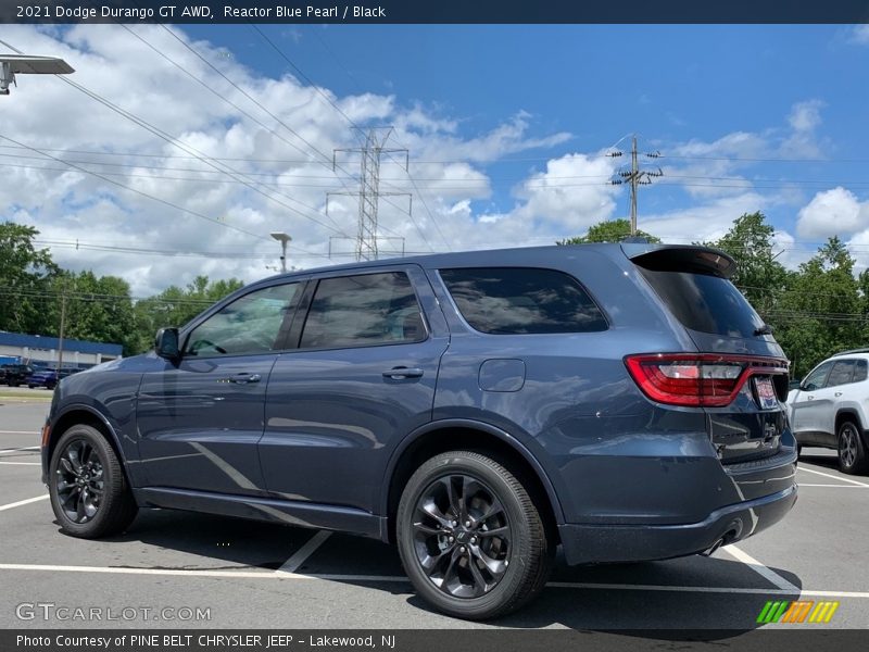 Reactor Blue Pearl / Black 2021 Dodge Durango GT AWD