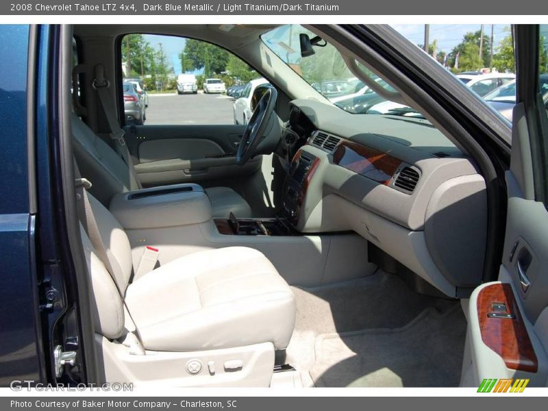 Dark Blue Metallic / Light Titanium/Dark Titanium 2008 Chevrolet Tahoe LTZ 4x4
