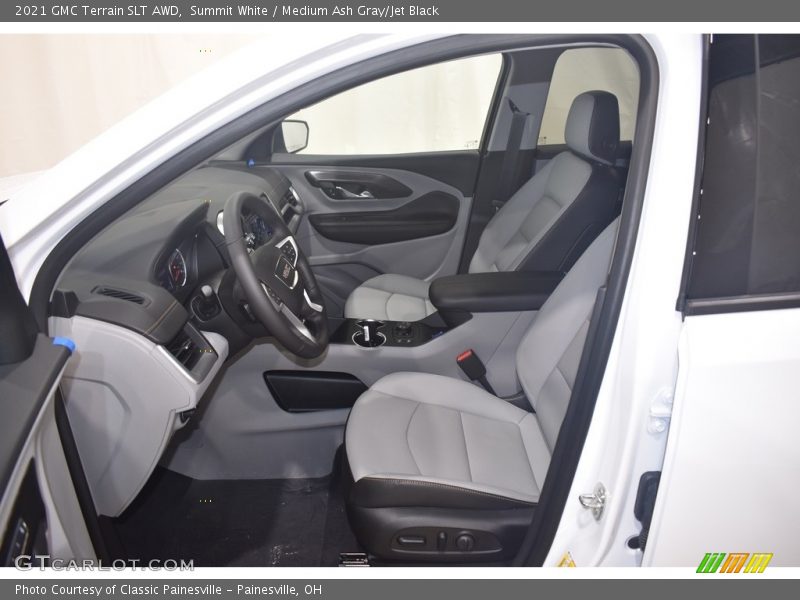Summit White / Medium Ash Gray/Jet Black 2021 GMC Terrain SLT AWD