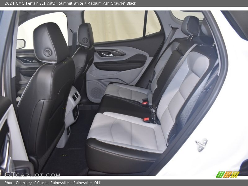 Summit White / Medium Ash Gray/Jet Black 2021 GMC Terrain SLT AWD