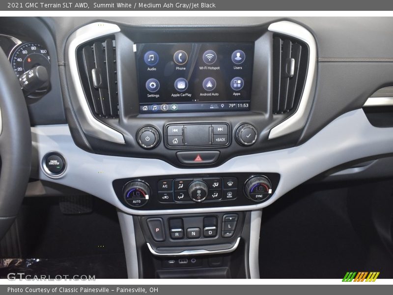 Summit White / Medium Ash Gray/Jet Black 2021 GMC Terrain SLT AWD
