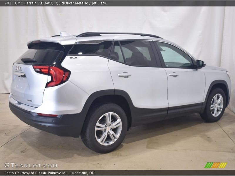 Quicksilver Metallic / Jet Black 2021 GMC Terrain SLE AWD