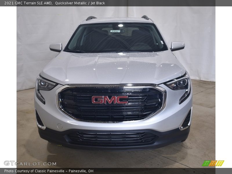 Quicksilver Metallic / Jet Black 2021 GMC Terrain SLE AWD