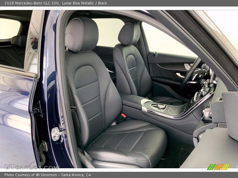 Lunar Blue Metallic / Black 2018 Mercedes-Benz GLC 300