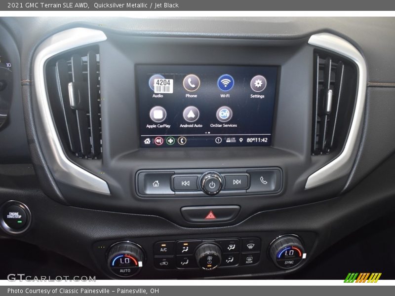 Quicksilver Metallic / Jet Black 2021 GMC Terrain SLE AWD