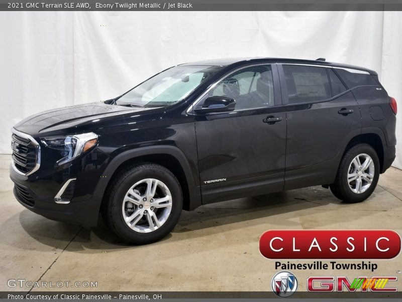 Ebony Twilight Metallic / Jet Black 2021 GMC Terrain SLE AWD