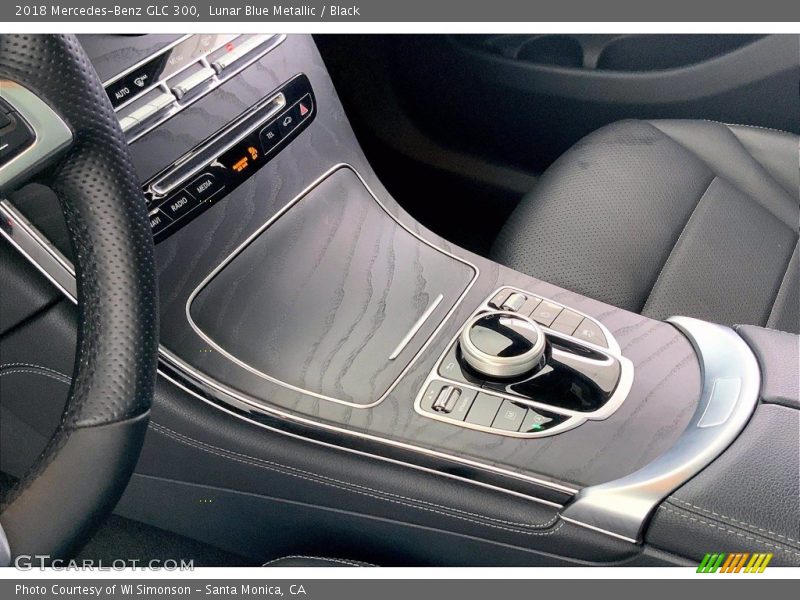 Lunar Blue Metallic / Black 2018 Mercedes-Benz GLC 300