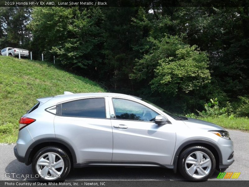 Lunar Silver Metallic / Black 2019 Honda HR-V EX AWD